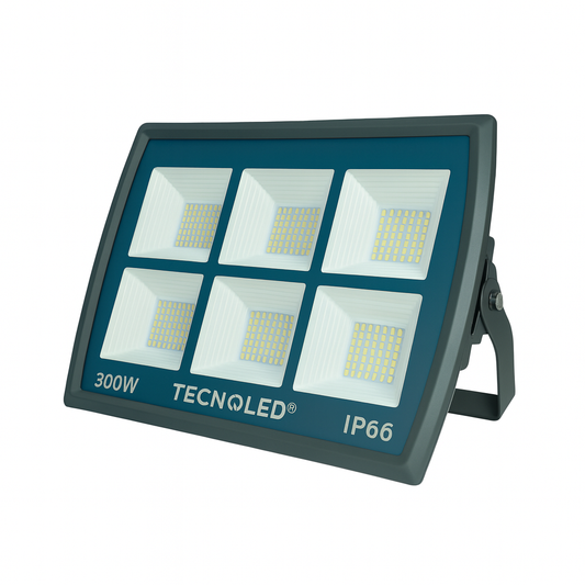 REFLECTOR INDUSTRIAL LED 300W 65K LUZ FRÍA IP65 TECNOLED ML-RXP-300W