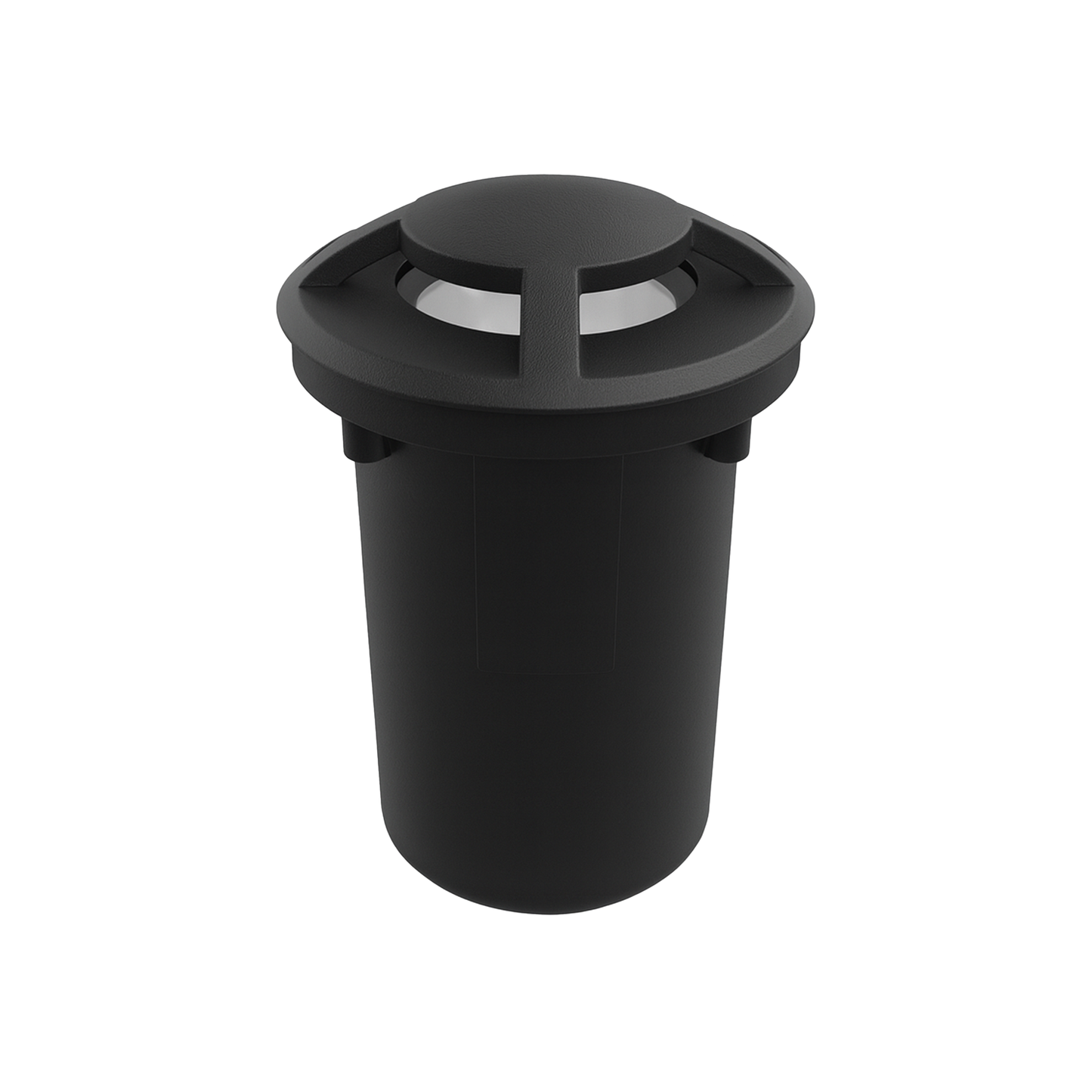 EMPOTRADO DE PISO NEGRO ALUMINIO CRISTAL TEMPLADO IP67 GU10 TISHMAN TL816CB