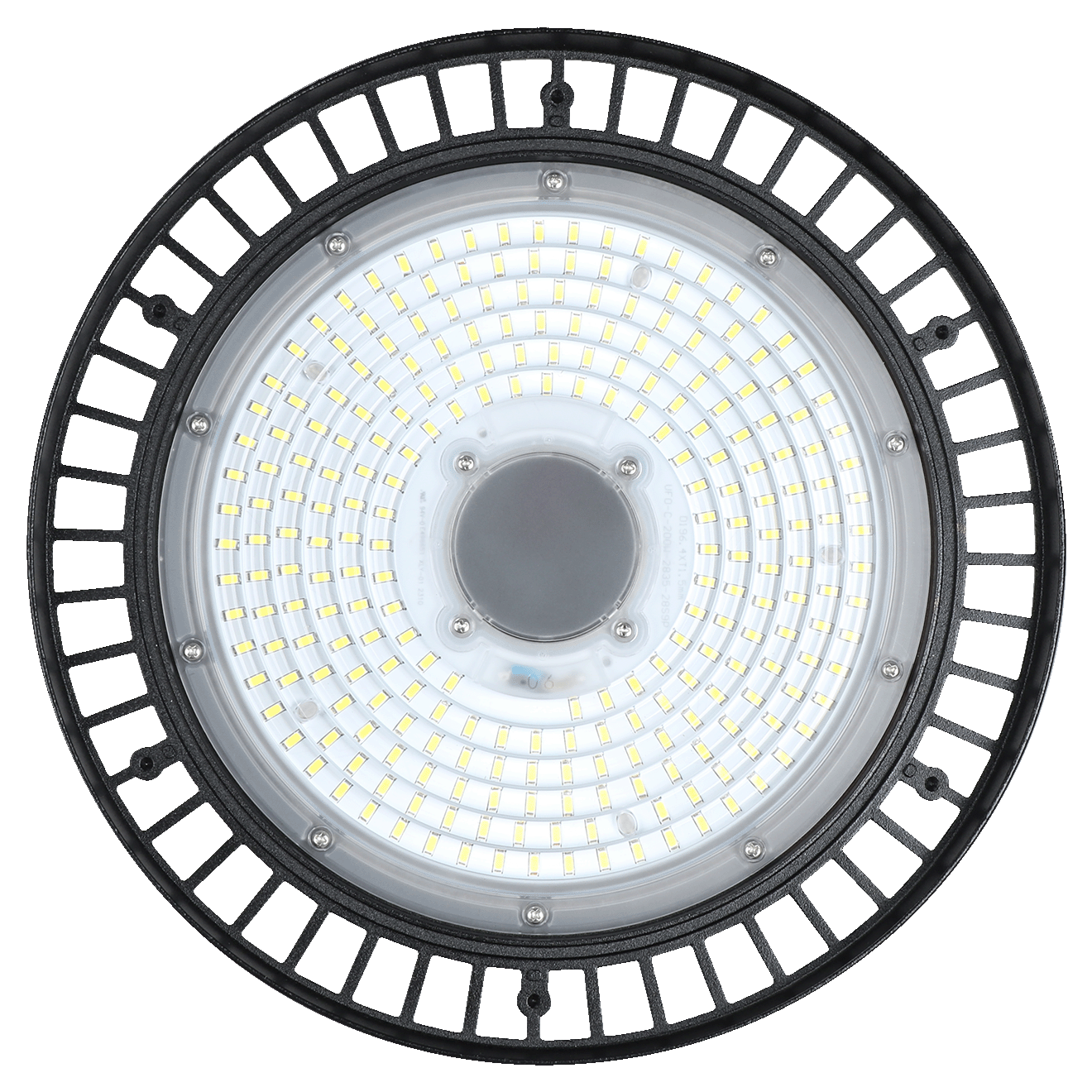 CAMPANA HIGHBAY TISHMAN 100-150-200W (SELECCIONABLE) CON TONO DE LUZ SELECCIONABLE CCT 27000LM 5 AÑOS GARANTIA 100- 277V 40K 50K Y 65K SUPRESOR PICOS 6KVA