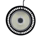 LÁMPARA INDUSTRIAL HIGHBAY LED UFO 200W 28,000LM POTENCIA AJUSTABLE 100W A 150W 65K LUZ FRÍA SUPRESOR DE PICOS DE 6KVA TISHMAN TLHB10152065