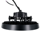 LÁMPARA INDUSTRIAL HIGHBAY LED UFO 200W 28,000LM POTENCIA AJUSTABLE 100W A 150W 65K LUZ FRÍA SUPRESOR DE PICOS DE 6KVA TISHMAN TLHB10152065