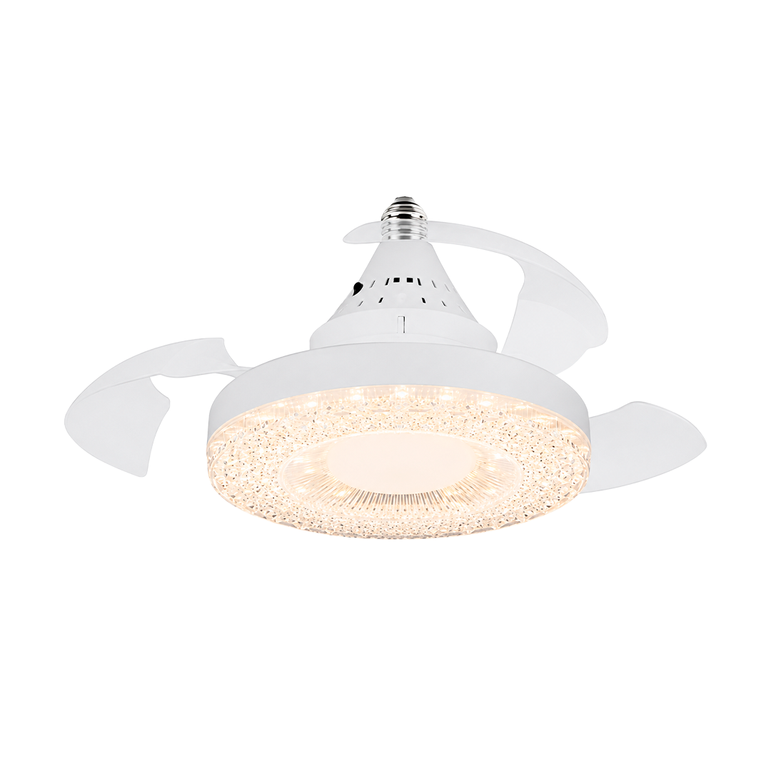FOCO VENTILADOR RETRACTIL 32CM E27 35W CCT MULTI TEMPERATURA LUMICRAFT VENTI-09