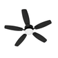 VENTILADOR DE TECHO CON LED DOBLE VISTA NEGRO Y MADERA 42" 88W CCT MULTI TEMPERATURA  LUMICRAFT VENTI-08