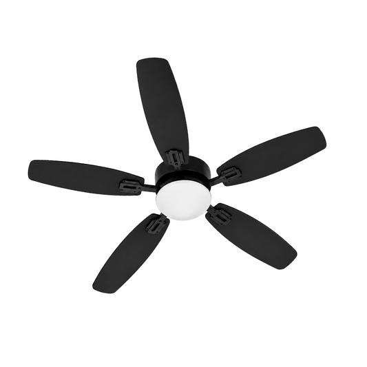 VENTILADOR DE TECHO CON LED DOBLE VISTA NEGRO Y MADERA 42" 88W CCT MULTI TEMPERATURA  LUMICRAFT VENTI-08