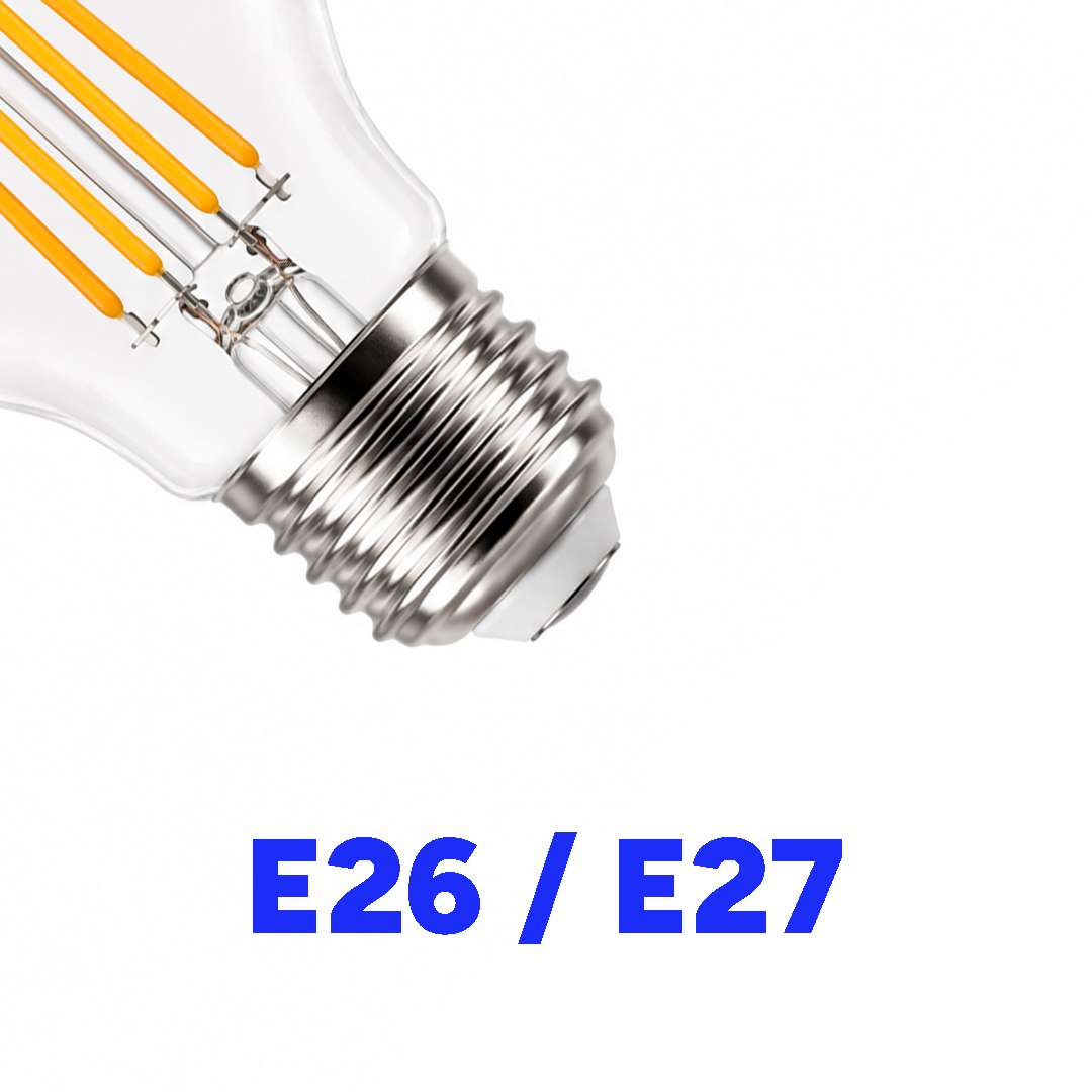 FOCO LED VINTAGE E26 G45 CALIDO CRISTAL TRANSPARENTE 4W 127V 350LM 30K 57050