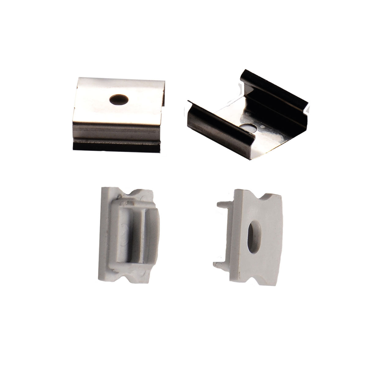 KIT MONTAJE PARA PERFIL WPE-101 INCLUYE 2 TAPAS Y 2 CLIPS WINLED WPE-001