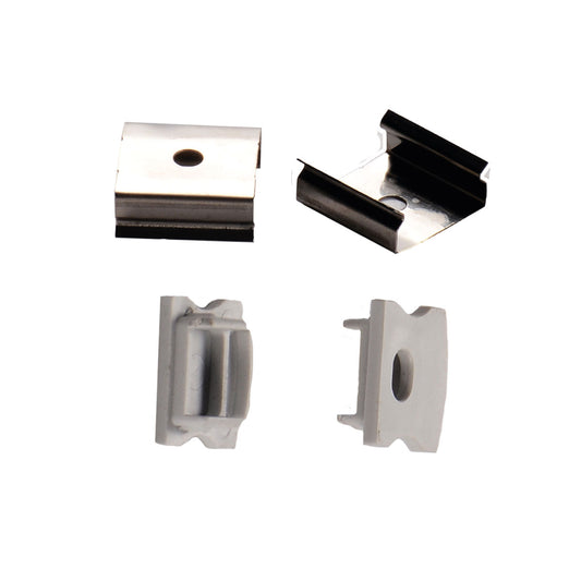 KIT MONTAJE PARA PERFIL WPE-101 INCLUYE 2 TAPAS Y 2 CLIPS WINLED WPE-001