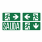 SEÑALAMIENTO LUMINOSO LED SALIDA EMERGENCIA LUMIANCE P40073L-01 LETRERO