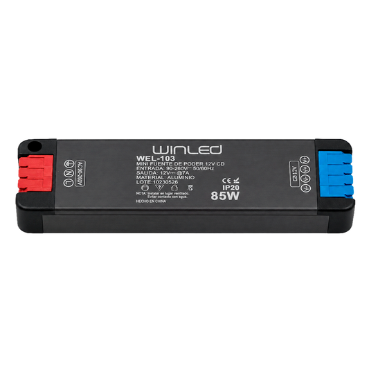 MINI FUENTE DE PODER 85W 12V 7AMPS IP20 WINLED WEL-103