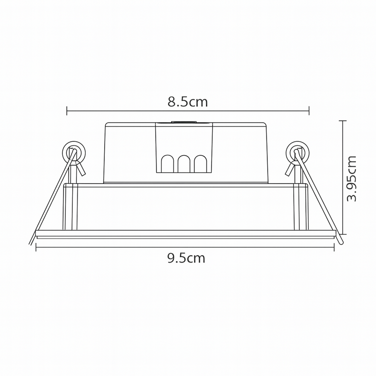 LÁMPARA EMPOTRABLE LED REDONDO 5W 90-250V 65K LUZ FRÍA WINLED WDO-002