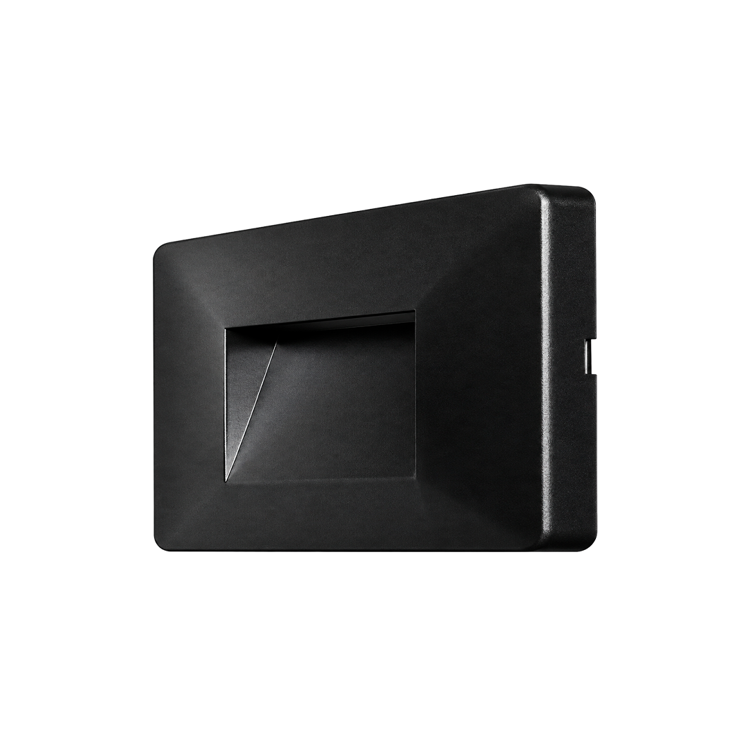 LÁMPARA LED CORTESÍA NEGRO 3W 150LM 30K LUZ CÁLIDA LUMMI WL3NE/BC