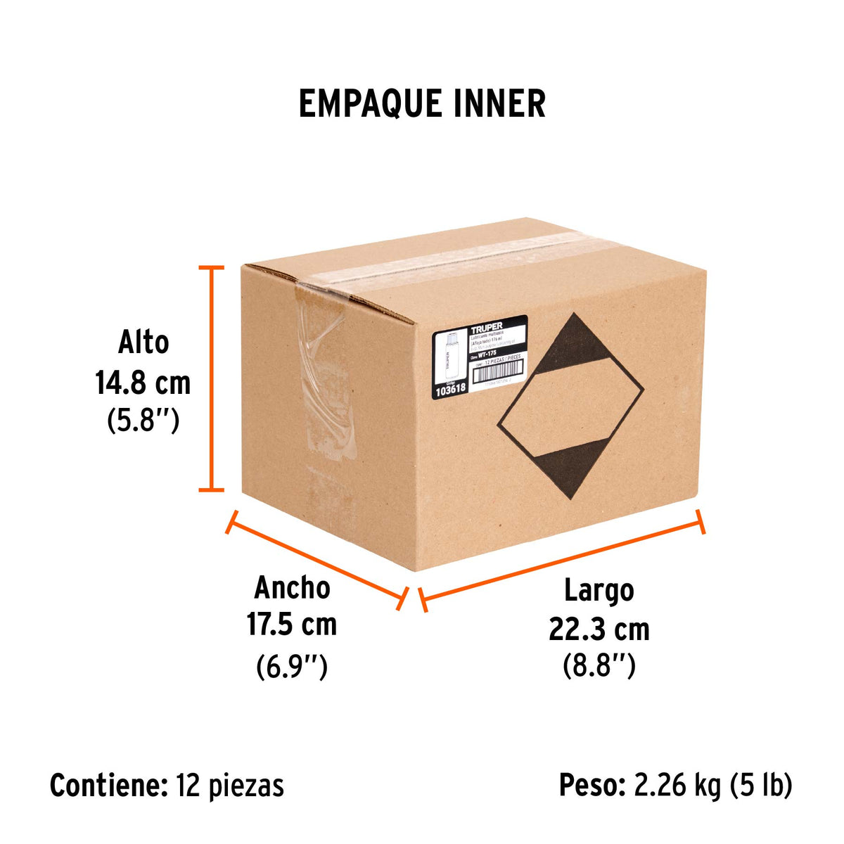 Lubricante multiusos en aerosol, 176ml (6oz), TRUPER, Truper, SKU 103618 — vista 6