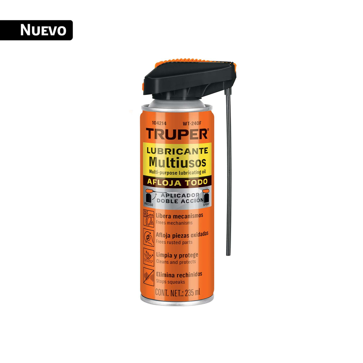Lubricante multiusos aerosol aplicador doble acción, 235 ml — foto oficial 1