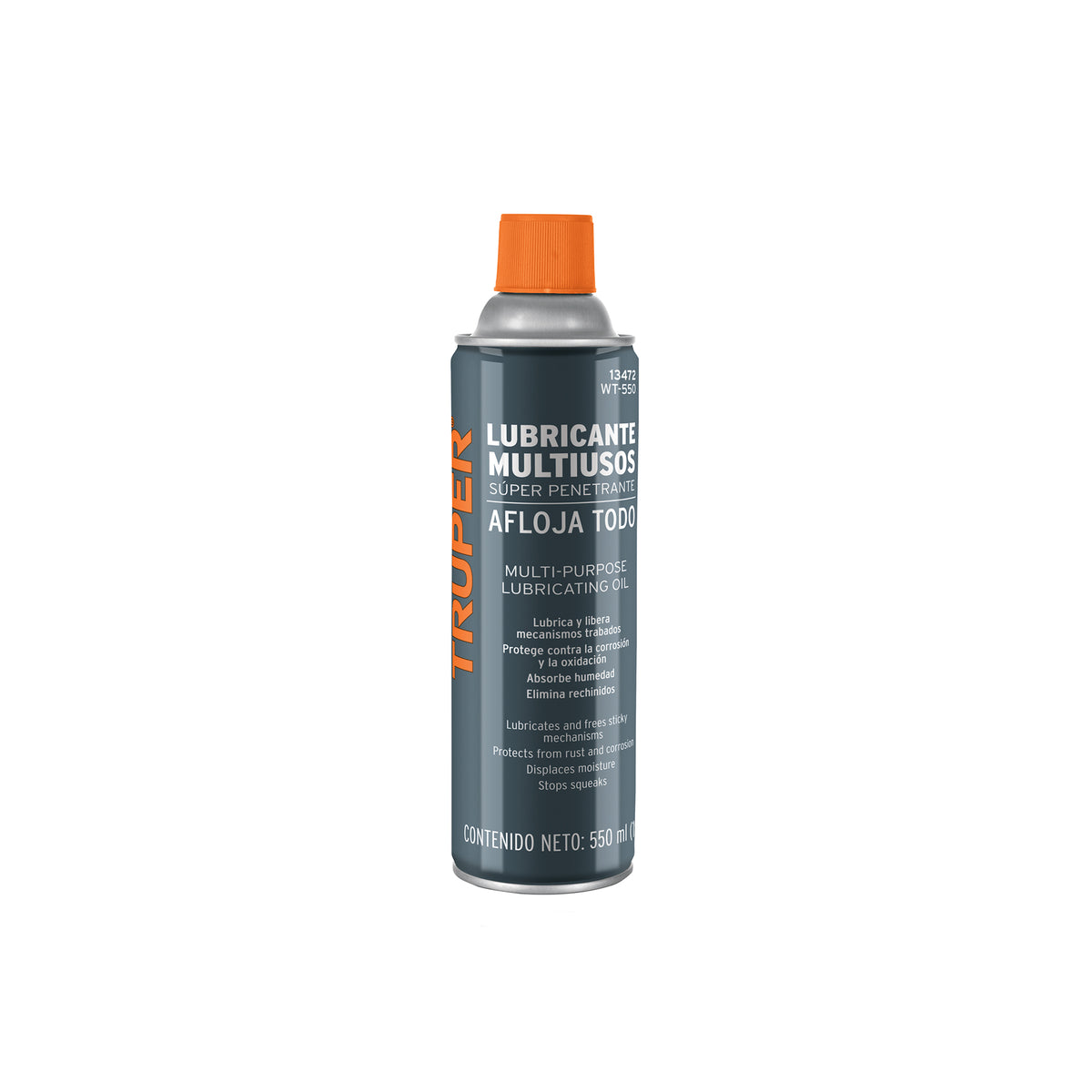 Lubricante multiusos en aerosol 550ml (19oz) TRUPER — foto oficial 1