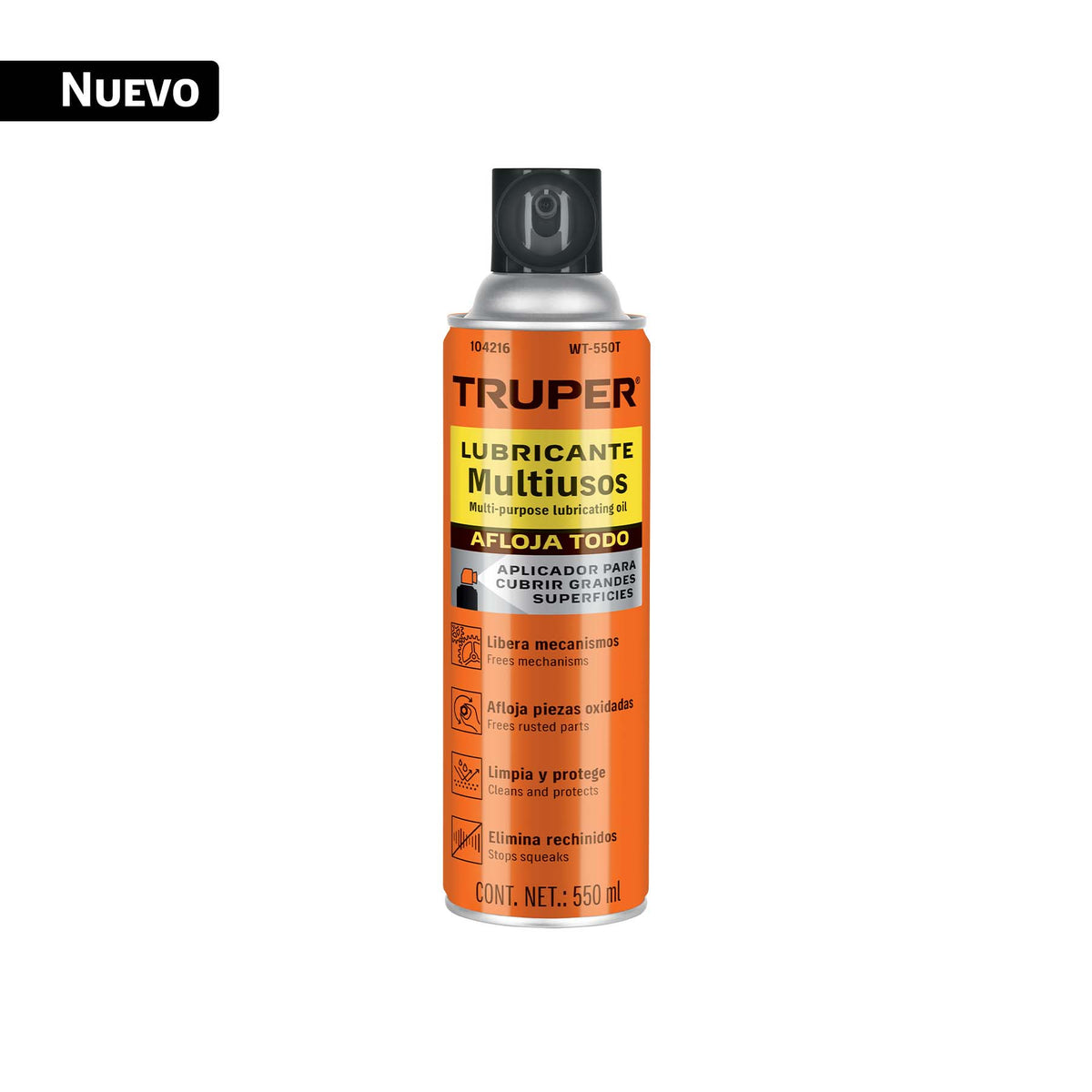 Lubricante multiusos aerosol para grandes superficies 550 ml — foto oficial 1