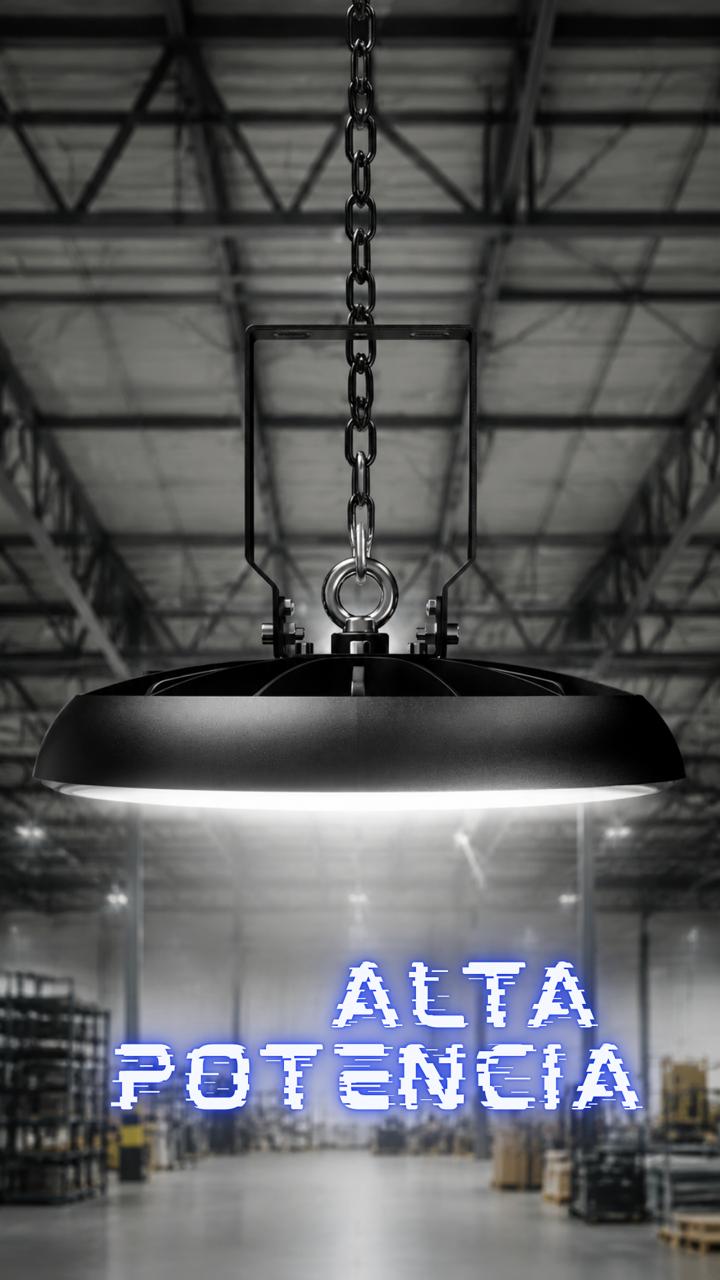 CAMPANA INDUSTRIAL UFO 200W 24,300LM 65K LUZ FRÍA TISHMAN TLHB20050