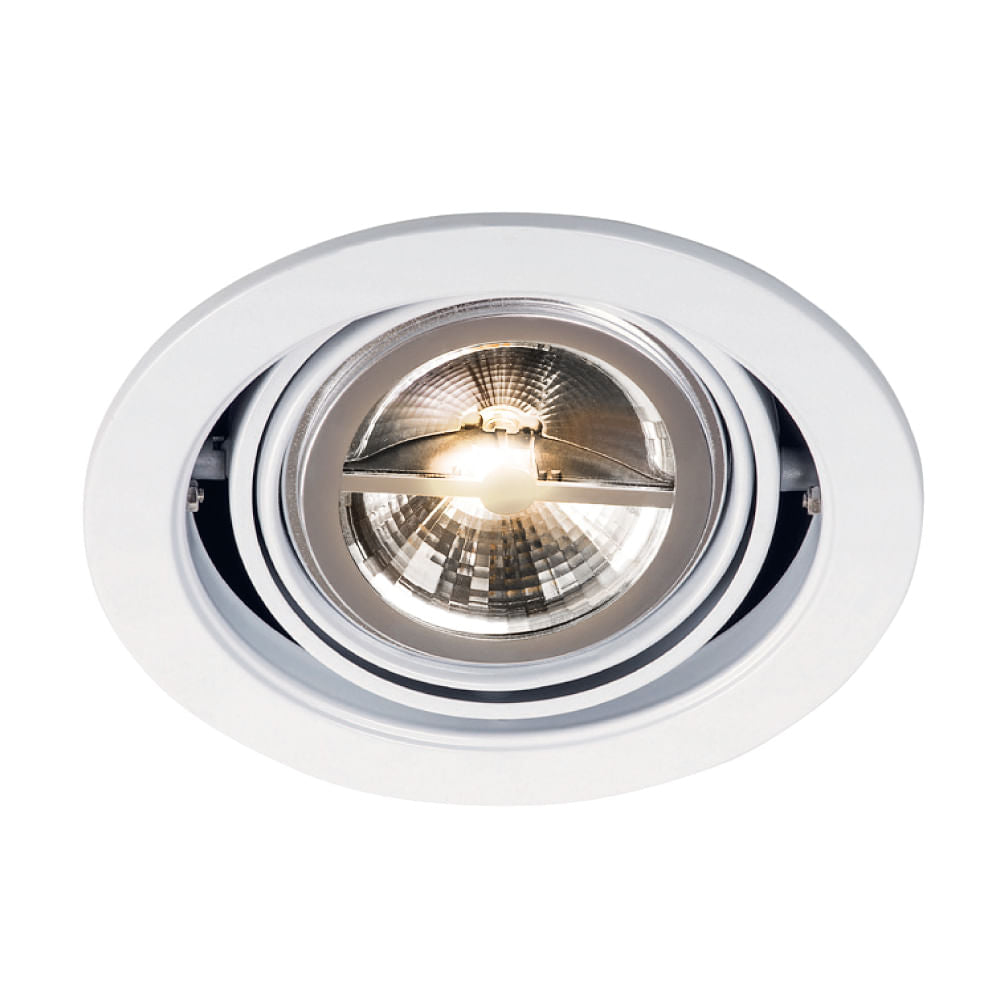 EMPOTRADO BASE AR11 1X50W BLANCO