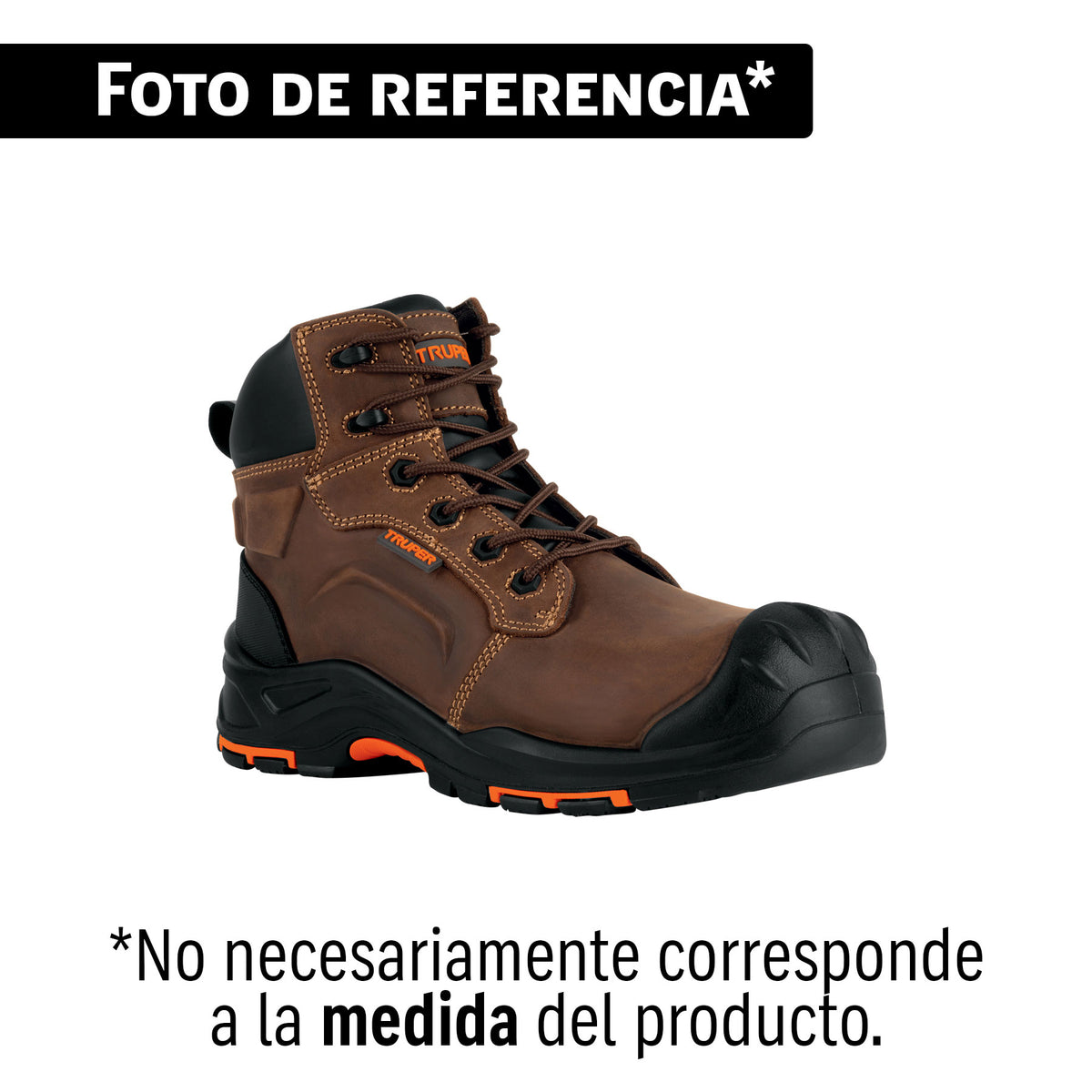Bota de seguridad café, #23 casquillo de aramida, TRUPER — foto oficial 1