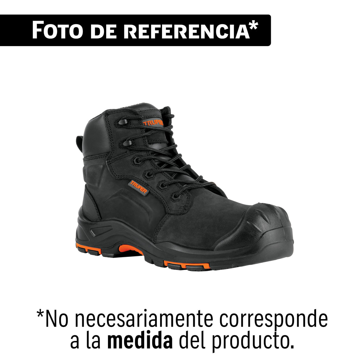 Bota de seguridad negra, #24 casquillo de aramida, TRUPER — foto oficial 1