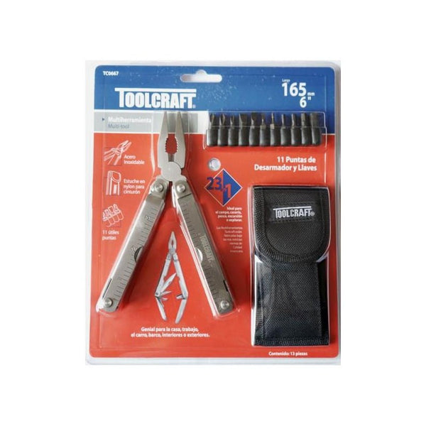 PINZAS MULTI HERRAMIENTA 11 EN 1 TOOLCRAFT TC0668