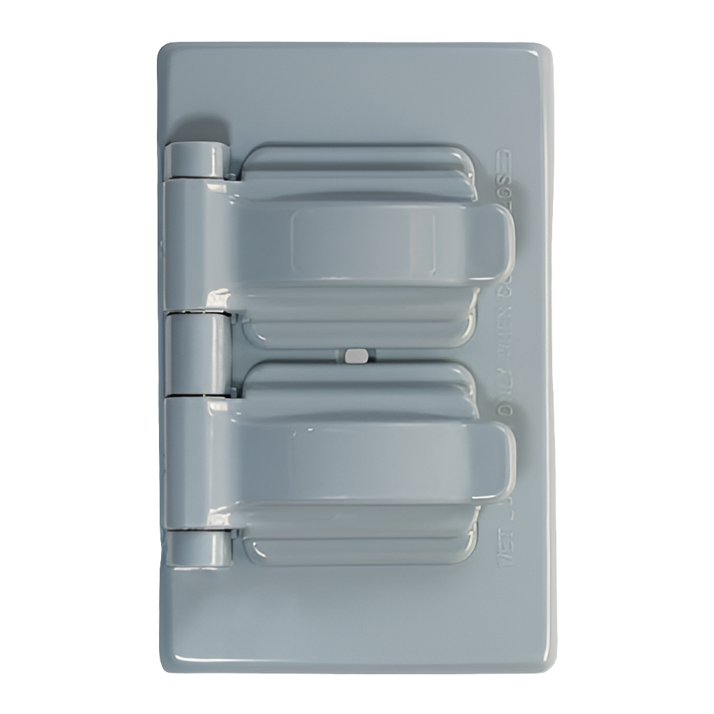 SE-1962 PLACA PLÁSTICO DUPLEX PARA INTERPERIE SE-1962 TAPA GRIS PARA CONTACTO INTEMPERIE