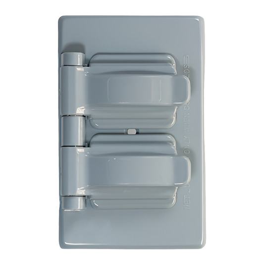 SE-1962 PLACA PLÁSTICO DUPLEX PARA INTERPERIE SE-1962 TAPA GRIS PARA CONTACTO INTEMPERIE