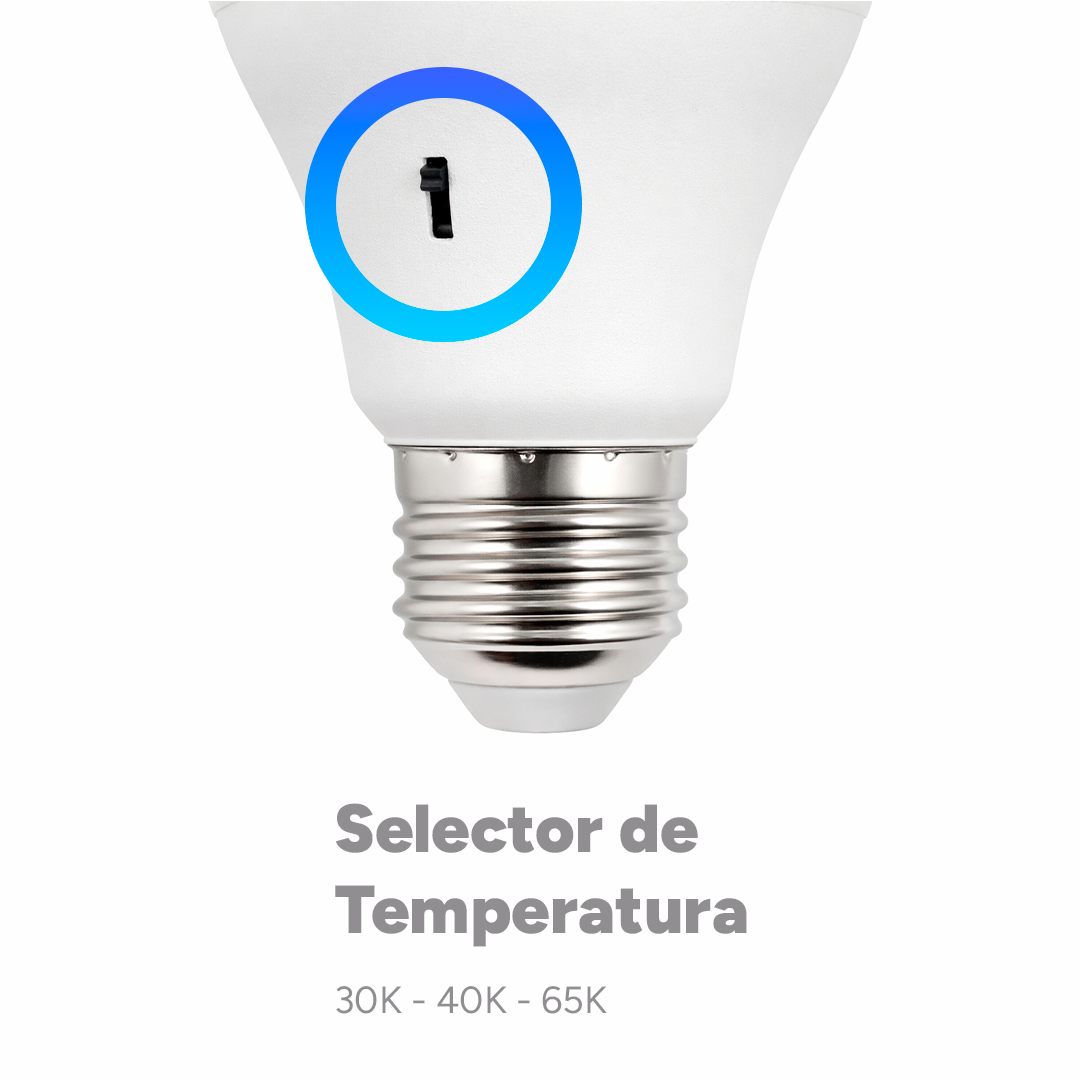 FOCO BULBO LED E26 9W CCT MULTI TEMPERATURA LUMMI A60SMD9CCT