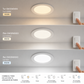 PANEL LED EMPOTRABLE BOTE INTEGRAL 12W CCT MULTI TEMPERATURA BOOMER BLDL-0005-01265