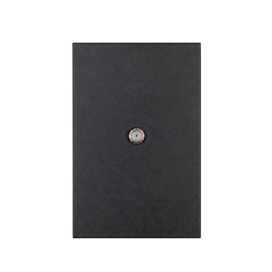 PLACA DE CONTACTO COAXIAL PARA TV GRIS OXFORD LUXURY ARTLITE APL-410
