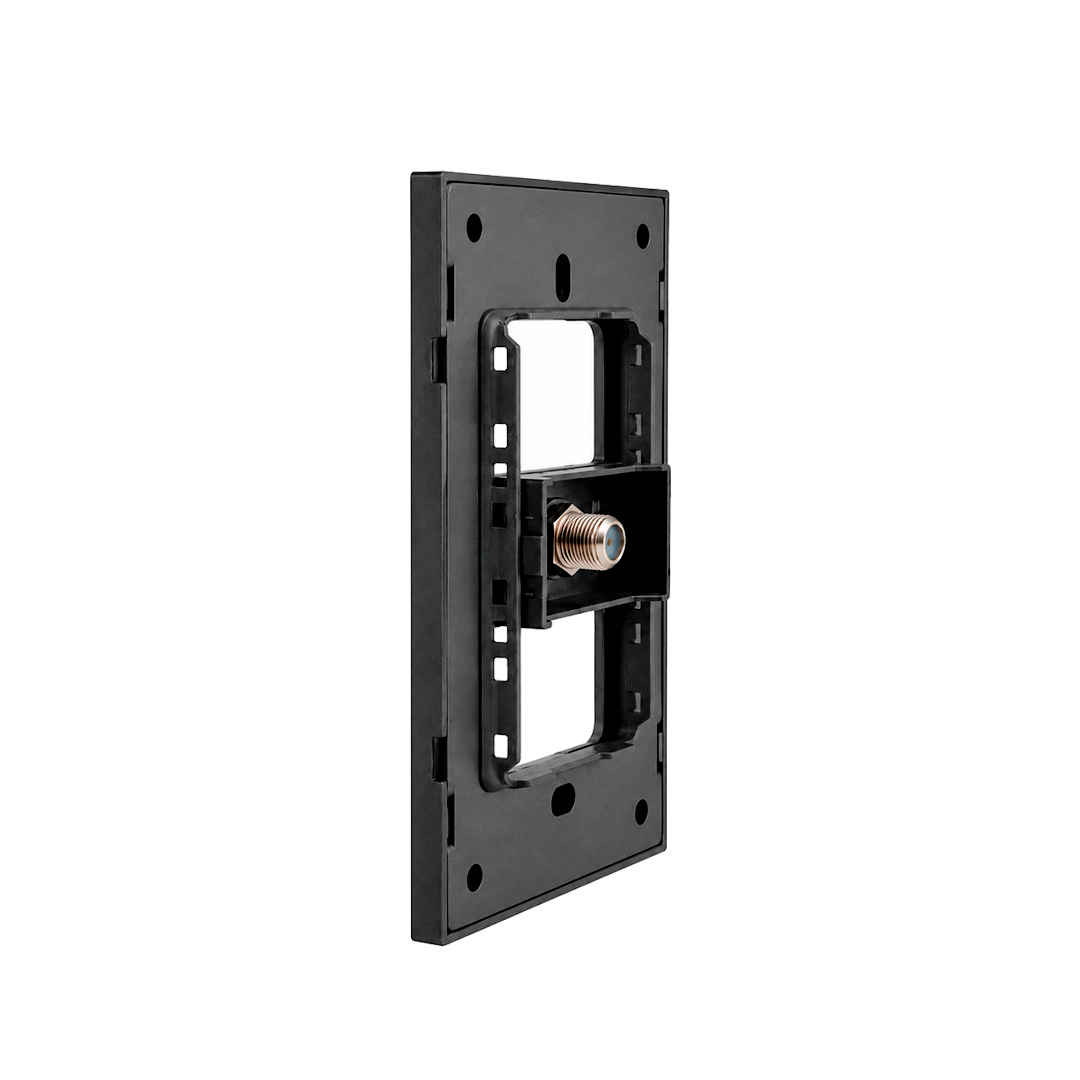 PLACA DE CONTACTO COAXIAL PARA TV GRIS OXFORD LUXURY ARTLITE APL-410