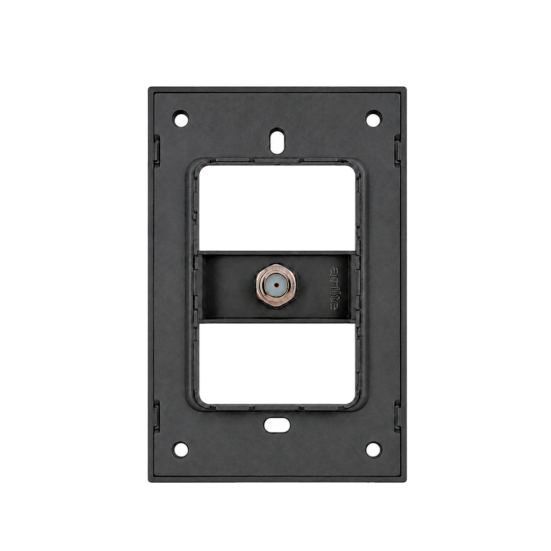 PLACA DE CONTACTO COAXIAL PARA TV GRIS OXFORD LUXURY ARTLITE APL-410