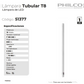 TUBO DE LED T8 54.5CMS CONEXIÓN DE 2 LADOS 10W 100-266V 65K 51377 (EXCLUSIVO PARA GABINETE 51376)