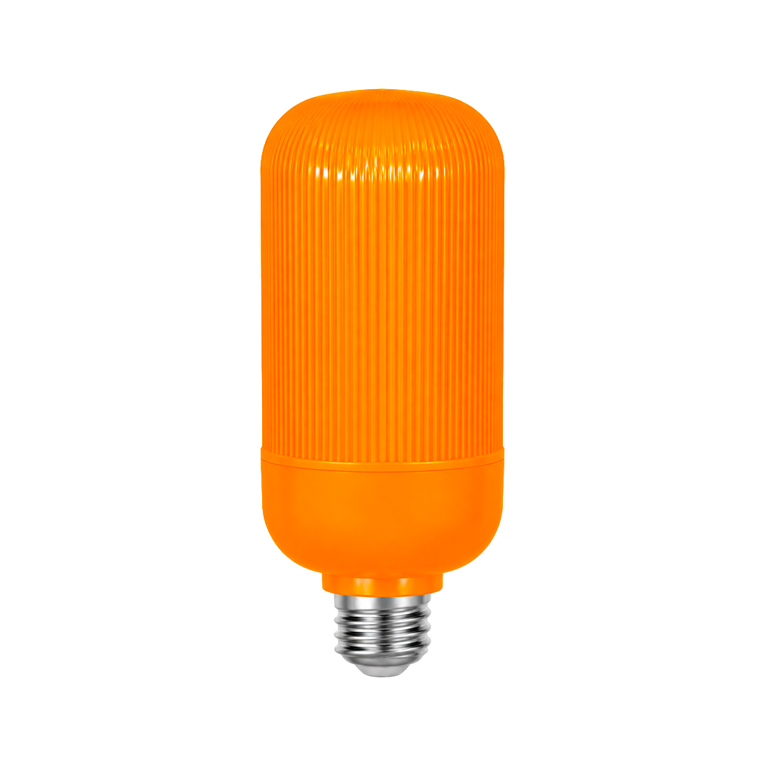 FOCO EFECTO FUEGO FLAMA VELA E26 2W 27K LUZ AMBAR LUMMI FFT65LED