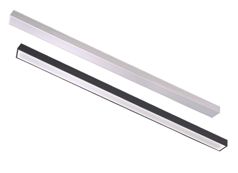 GABINETE LED LINEAL DE 40W LUZ NEUTRA 4000K ICON 185-265V PARA COLGAR O SOBREPONER (KIT DE ACCESORIOS Y HERRAJES SE VENDE POR SEPARADO) PARA OFICINAS Y/O RESIDENCIAL CARCAZA COLOR NEGRA