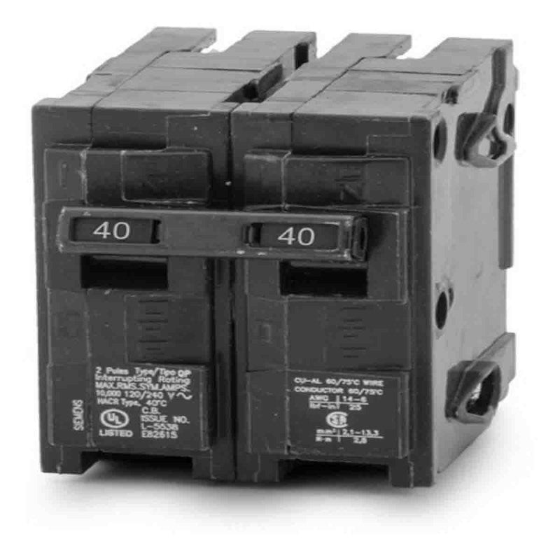 D240EE INTERRUPTOR TERMOMAGNETICO 2 POLOS 40AMP  2X40