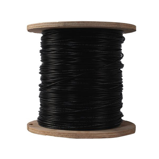 CABLE CALIBRE #10 THW NEGRO CARRETE 1,000M