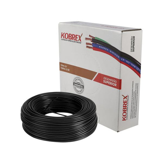 CABLE CALIBRE #12 THW NEGRO CAJA 100M