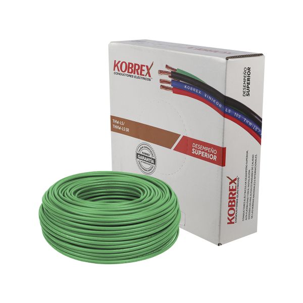 CABLE CALIBRE #14 THW VERDE CAJA 100M