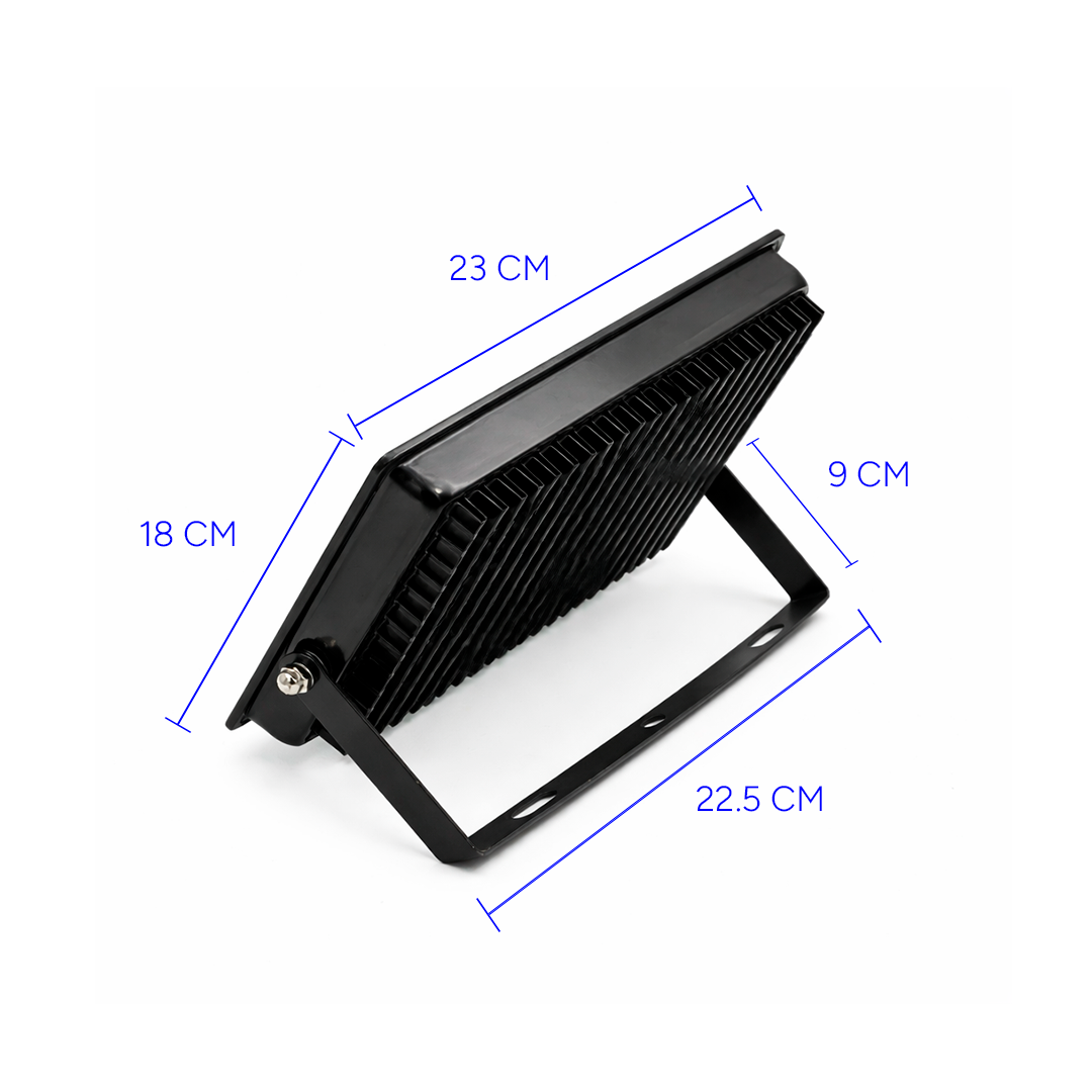 REFLECTOR ULTRA DELGADO 100W 27K LUZ CÁLIDA LUMMI FLAT100/BC