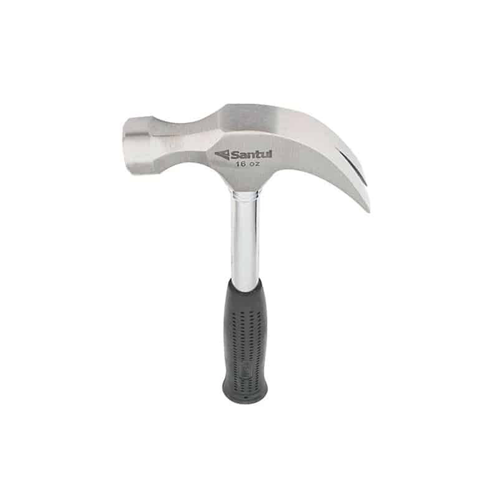 MARTILLO UÑA CURVA 16OZ MANGO METÁLICO CON NEOPRENO SANTUL 7043