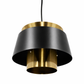 COLGANTE DECORATIVO NEGRO DORADO METAL E27 MAXXI MX-CL8065/N/D