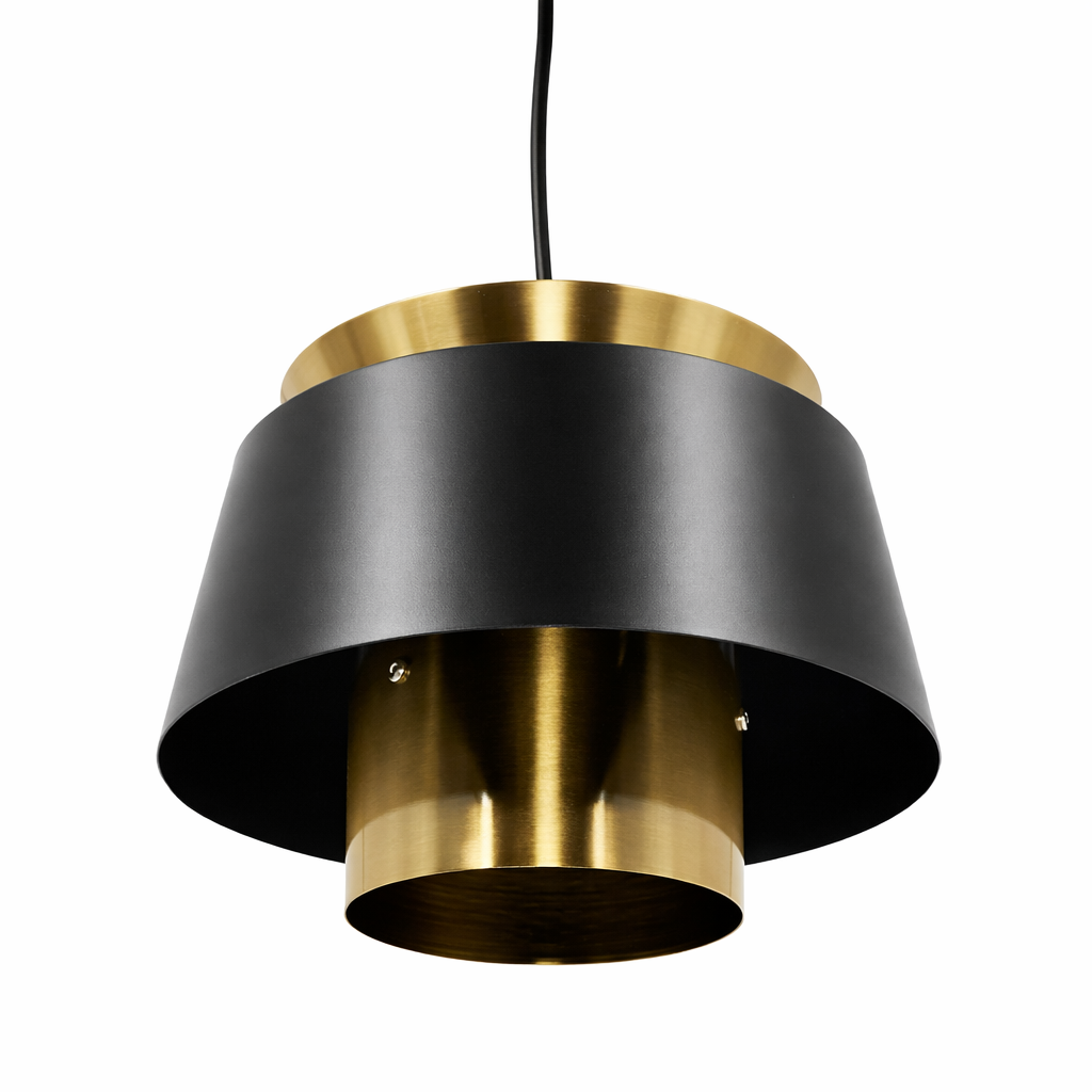 COLGANTE DECORATIVO NEGRO DORADO METAL E27 MAXXI MX-CL8065/N/D