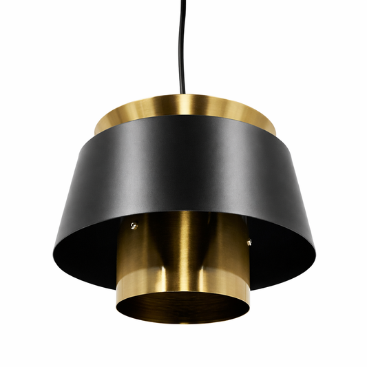 COLGANTE DECORATIVO NEGRO DORADO METAL E27 MAXXI MX-CL8065/N/D