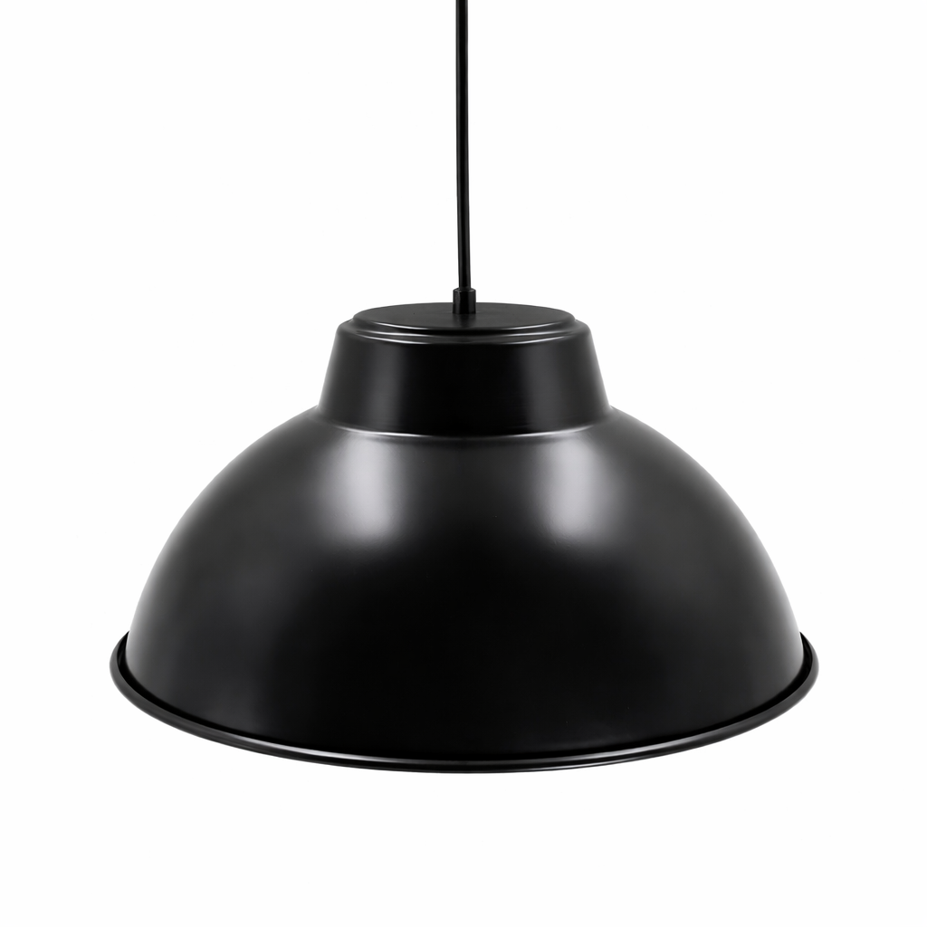 CANDIL COLGANTE NEGRO E27 35CM MAXXI MX-CL1818/N