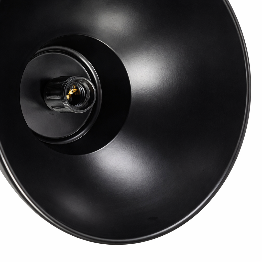 CANDIL COLGANTE NEGRO E27 35CM MAXXI MX-CL1818/N