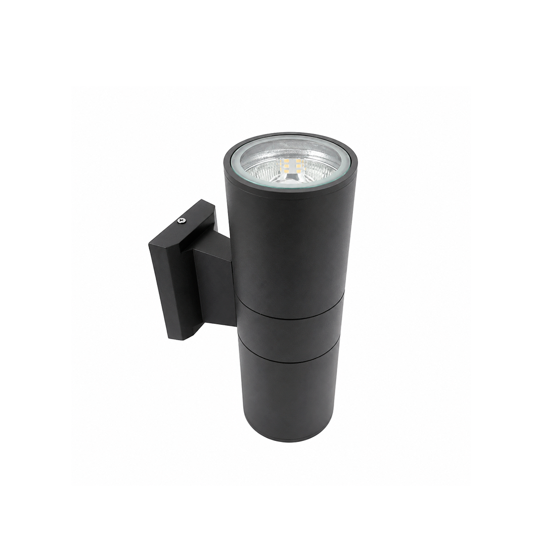 LÁMPARA ARBOTANTE MURO GRIS E27 INCLUYE FOCOS 10W 30K LUZ CÁLIDA MUNDO LUCIDO ARB10B/G