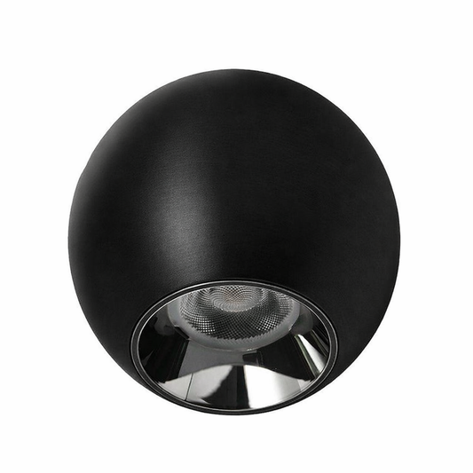 LÁMPARA SOBREPONER NEGRO 12W 30K 1033LM LUZ CÁLIDA BOOMER CO0102B3