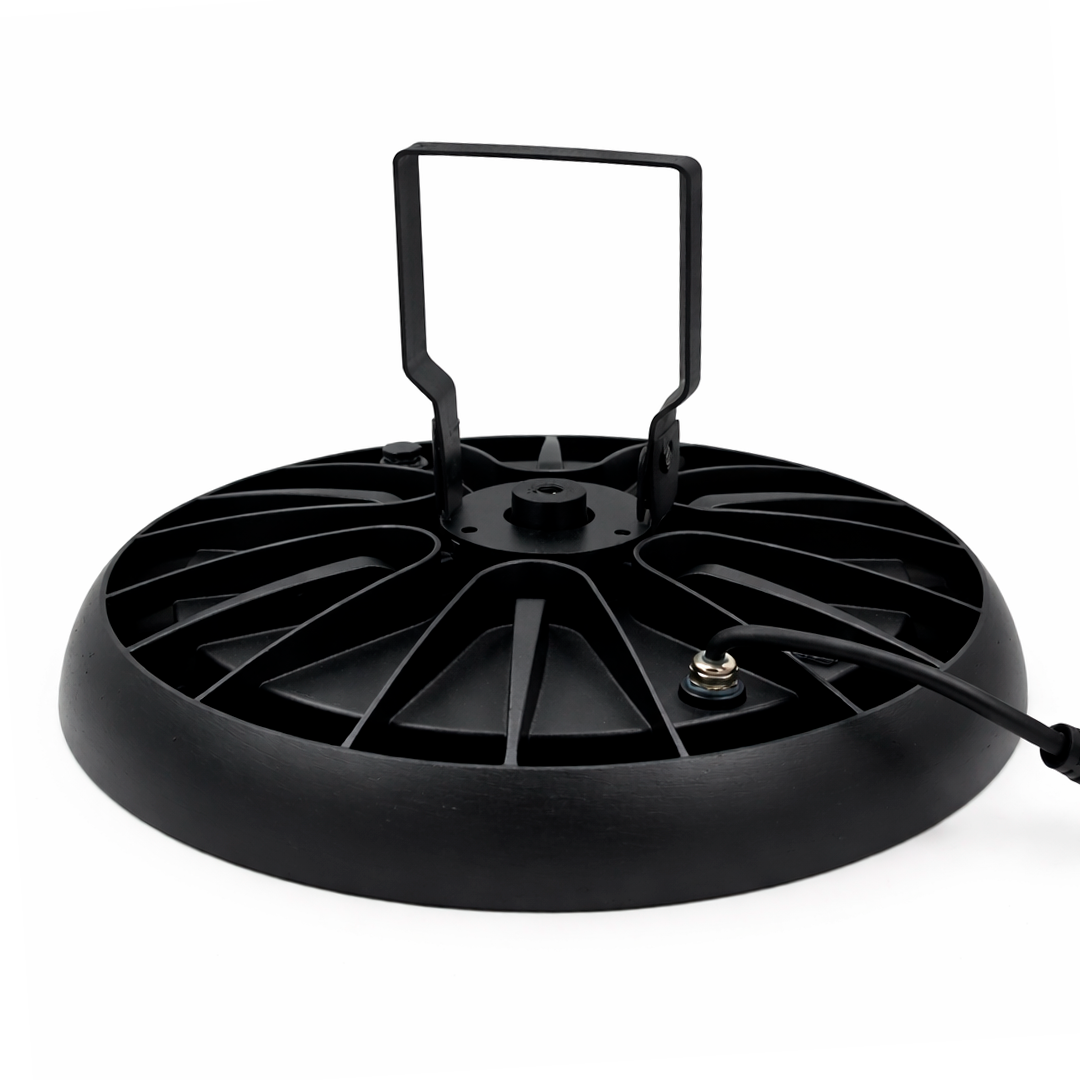 LÁMPARA HIGH BAY UFO 300W 43,000LM 57K LUZ FRÍA PHILCO 57686. INCLUYE SUPRESOR DE PICOS DE 10KVA