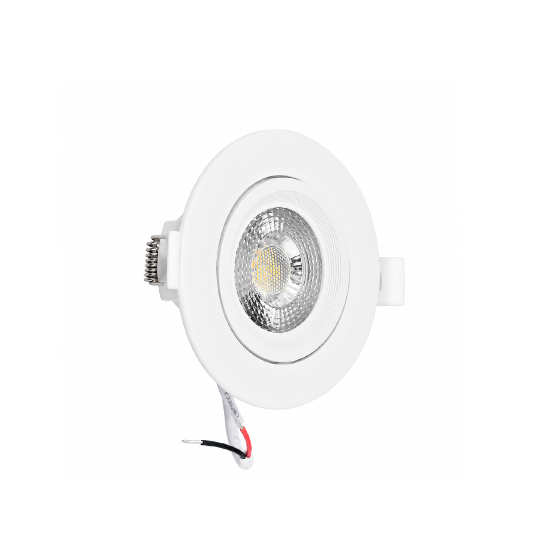 SPOT EMPOTRABLE LED DIRIGIBLE 9CM 6W 500LM 30K LUZ CÁLIDA PHILCO 57202