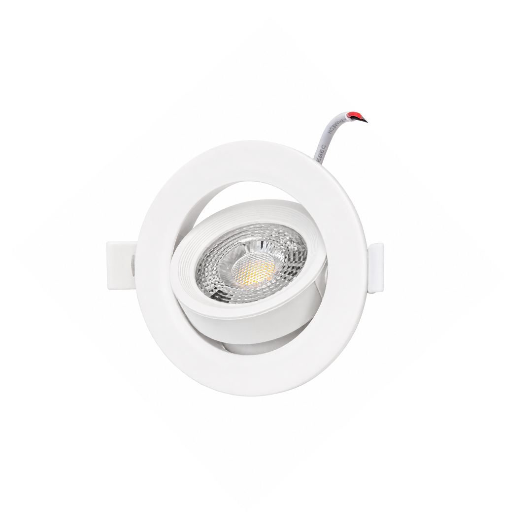 SPOT EMPOTRABLE LED DIRIGIBLE 9CM 6W 500LM 30K LUZ CÁLIDA PHILCO 57202